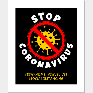 STOP Coronavirus Posters and Art